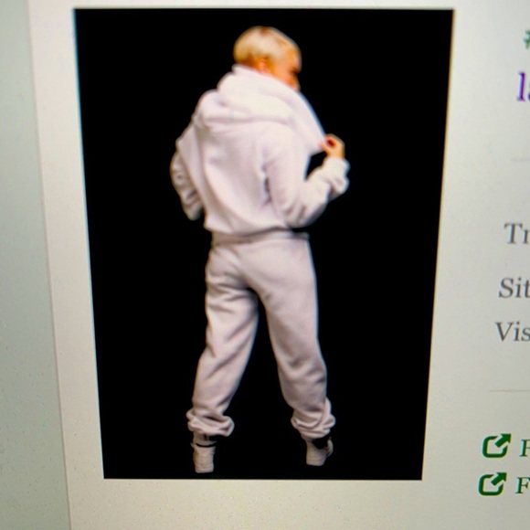 SZM - Laina Rauma teddy 24 sweatPants white loungewear lightly used - Picture 11 of 11